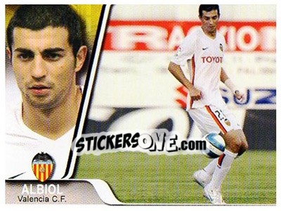 Sticker Albiol - Liga 2007-2008 n. 60 - Ediciones Estadio