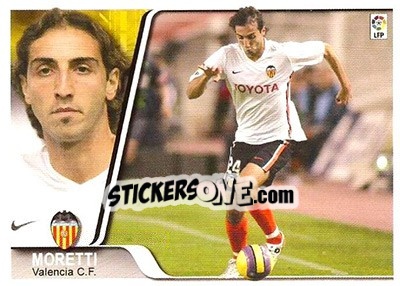 Sticker Moretti - Liga 2007-2008 n. 62 - Ediciones Estadio