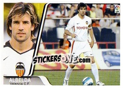 Cromo Albelda - Liga 2007-2008 - Ediciones Estadio