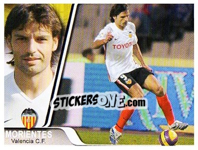 Sticker Morientes - Liga 2007-2008 n. 71 - Ediciones Estadio