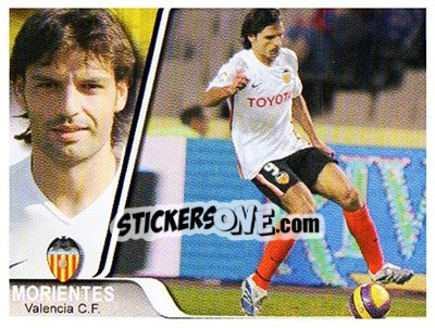 Cromo Morientes - Liga 2007-2008 - Ediciones Estadio