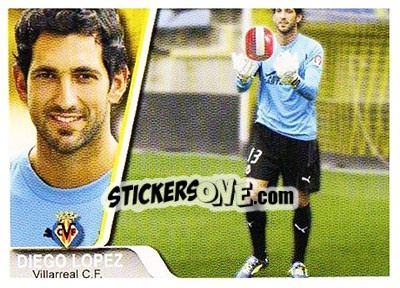 Cromo Diego Lopez - Liga 2007-2008 n. 76 - Ediciones Estadio