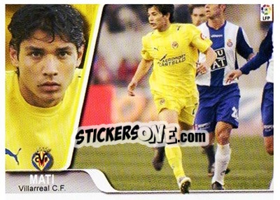 Cromo Matias Fernandez - Liga 2007-2008 - Ediciones Estadio