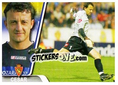 Sticker Cesar - Liga 2007-2008 - Ediciones Estadio