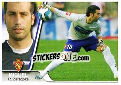Cromo Miguel - Liga 2007-2008 n. 94a - Ediciones Estadio