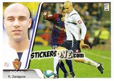 Cromo Diogo - Liga 2007-2008 n. 95 - Ediciones Estadio