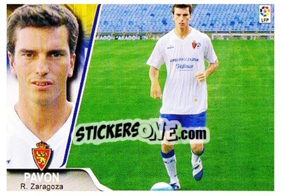 Cromo Pavon - Liga 2007-2008 n. 96 - Ediciones Estadio