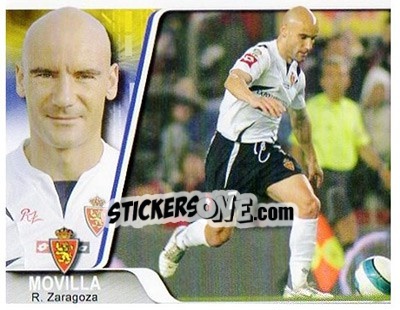 Sticker Movilla - Liga 2007-2008 n. 96a - Ediciones Estadio