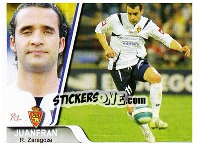 Sticker Juanfran - Liga 2007-2008 - Ediciones Estadio