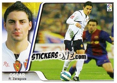 Cromo Oscar - Liga 2007-2008 n. 102 - Ediciones Estadio