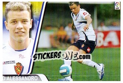Sticker D'alessandro - Liga 2007-2008 n. 104 - Ediciones Estadio