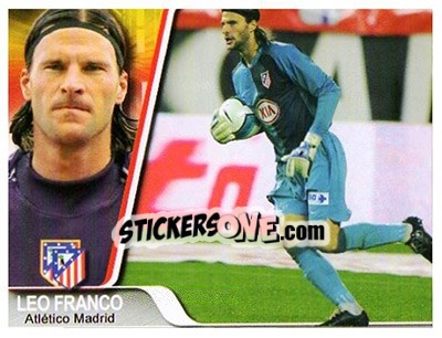 Sticker Leo Franco - Liga 2007-2008 n. 111 - Ediciones Estadio