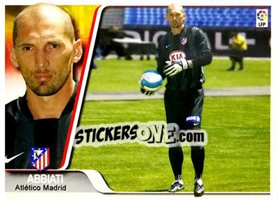 Sticker Christian Abbiati - Liga 2007-2008 n. 112 - Ediciones Estadio
