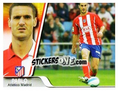 Cromo Pablo - Liga 2007-2008 n. 115 - Ediciones Estadio