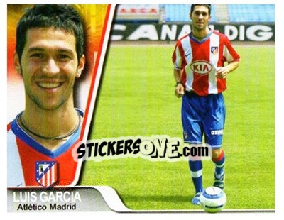 Cromo Luis Garcia - Liga 2007-2008 - Ediciones Estadio