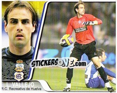 Cromo Lopez Vallejo - Liga 2007-2008 n. 129a - Ediciones Estadio