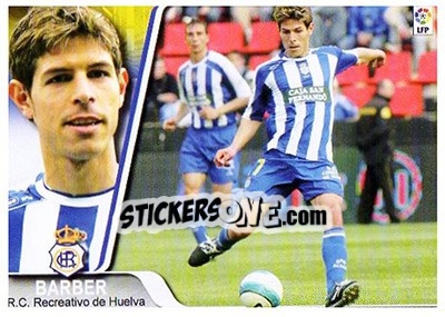 Sticker Barber - Liga 2007-2008 n. 135 - Ediciones Estadio