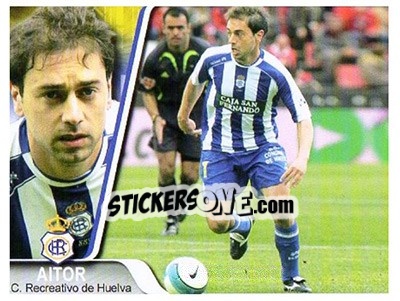 Sticker Aitor - Liga 2007-2008 n. 136 - Ediciones Estadio