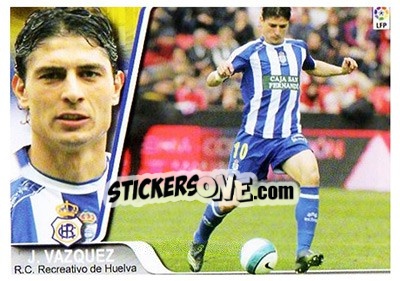 Sticker Jesus Vazquez - Liga 2007-2008 - Ediciones Estadio