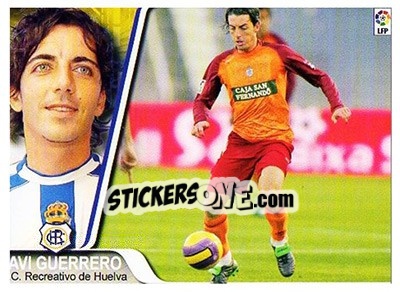 Sticker Javi Guerrero - Liga 2007-2008 - Ediciones Estadio