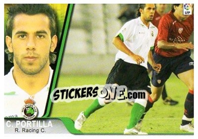 Sticker C. Portilla - Liga 2007-2008 - Ediciones Estadio