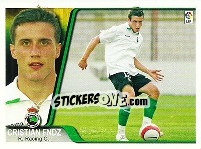 Cromo Cristian Fdez. - Liga 2007-2008 - Ediciones Estadio