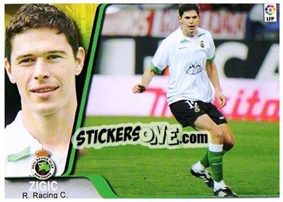 Sticker Zigic - Liga 2007-2008 n. 180a - Ediciones Estadio