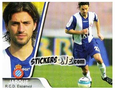 Sticker Jarque - Liga 2007-2008 n. 186 - Ediciones Estadio
