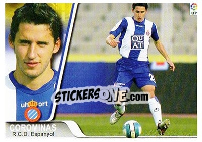 Cromo Corominas - Liga 2007-2008 - Ediciones Estadio