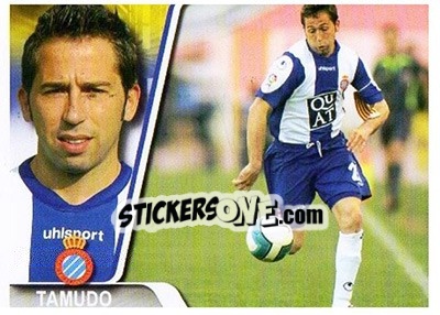 Cromo Tamudo - Liga 2007-2008 n. 196 - Ediciones Estadio