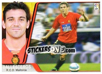 Cromo Ballesteros - Liga 2007-2008 n. 204 - Ediciones Estadio