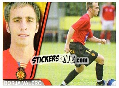 Cromo Borja Valero - Liga 2007-2008 - Ediciones Estadio