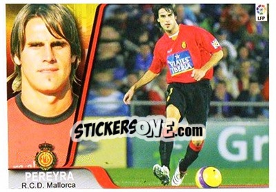 Sticker Pereyra - Liga 2007-2008 n. 211 - Ediciones Estadio