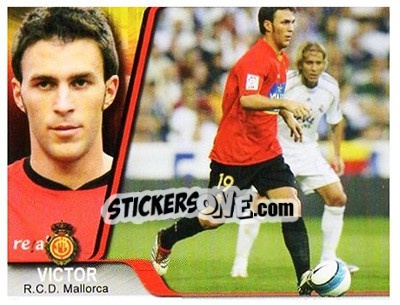 Sticker Victor - Liga 2007-2008 n. 216 - Ediciones Estadio