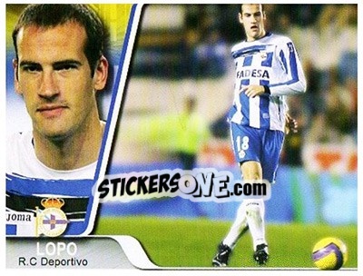 Sticker Lopo - Liga 2007-2008 - Ediciones Estadio
