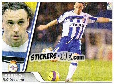 Cromo Sergio - Liga 2007-2008 n. 229 - Ediciones Estadio
