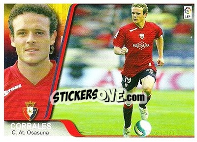 Sticker Corrales - Liga 2007-2008 - Ediciones Estadio