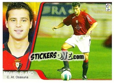 Sticker Miguel Flaño - Liga 2007-2008 - Ediciones Estadio