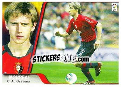 Sticker Monreal - Liga 2007-2008 - Ediciones Estadio