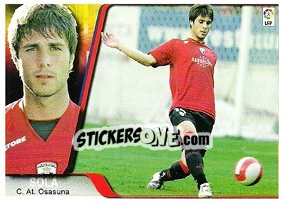 Sticker Sola - Liga 2007-2008 - Ediciones Estadio