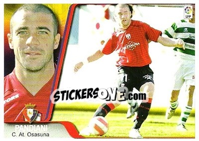 Sticker Pandiani - Liga 2007-2008 - Ediciones Estadio