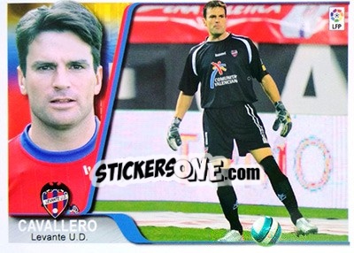 Cromo Cavallero - Liga 2007-2008 - Ediciones Estadio