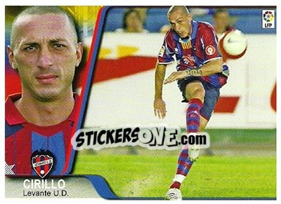 Sticker Cirillo - Liga 2007-2008 - Ediciones Estadio