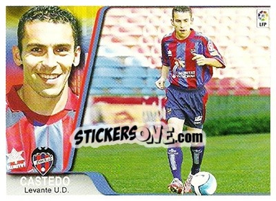 Cromo D. Castedo - Liga 2007-2008 - Ediciones Estadio