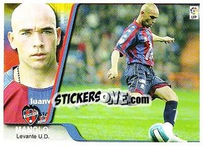 Sticker Manolo - Liga 2007-2008 - Ediciones Estadio