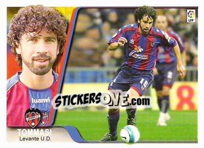 Sticker Tommasi - Liga 2007-2008 - Ediciones Estadio