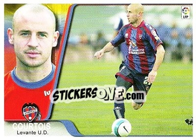 Sticker Courtois - Liga 2007-2008 n. 264 - Ediciones Estadio