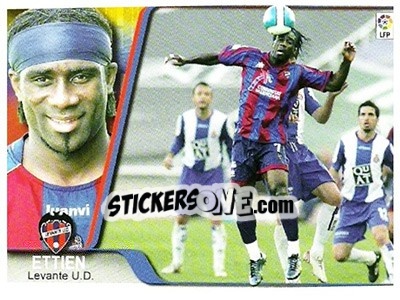 Sticker Ettien - Liga 2007-2008 n. 265 - Ediciones Estadio