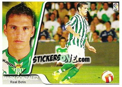 Cromo Mark Gonzalez - Liga 2007-2008 - Ediciones Estadio