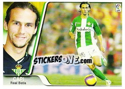 Sticker Capi - Liga 2007-2008 n. 282 - Ediciones Estadio